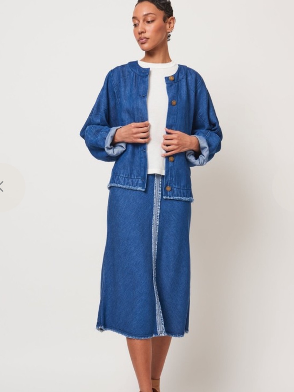 Raquel Allegra JJ Denim Jacket